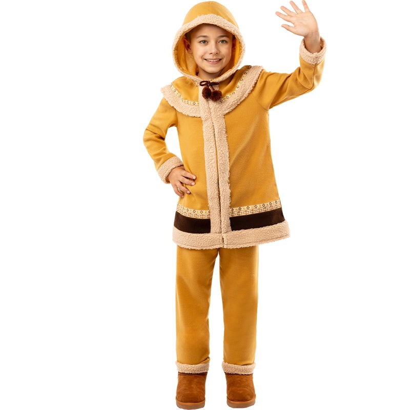 Disfraz de Esquimal Polo Norte para niño Bis 2