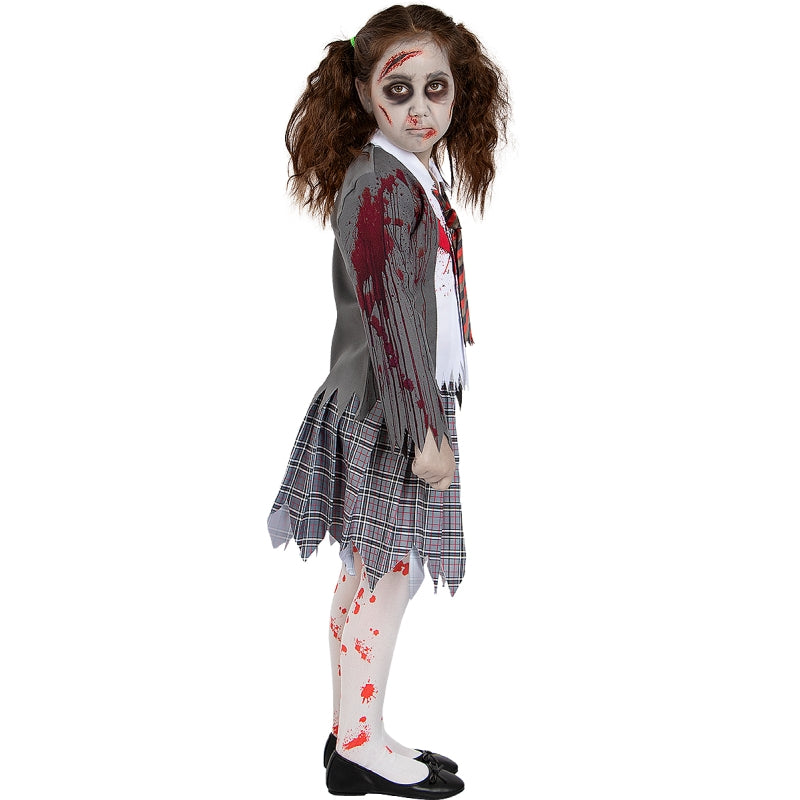 Disfraz de Estudiante Zombie para niña Perfil