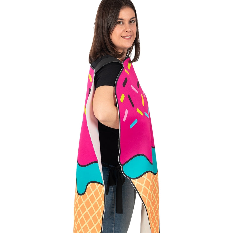 Disfraz de Helado de Fresa adulto unisex Perfil