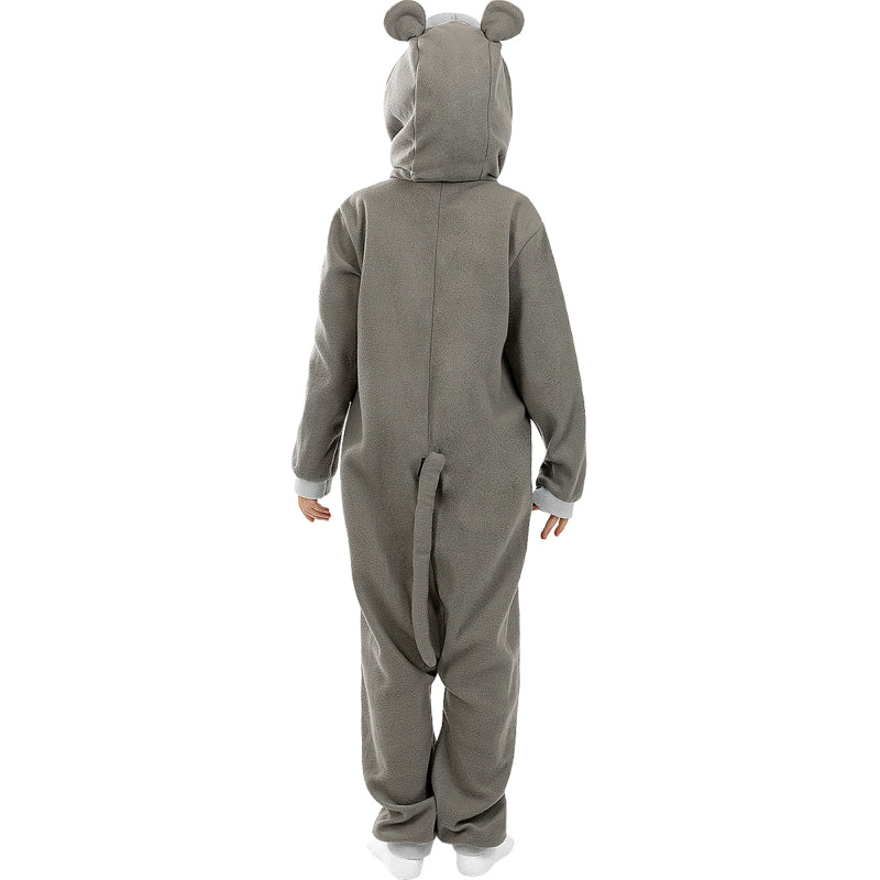 Disfraz de Hipopótamo Onesie infantil Espalda