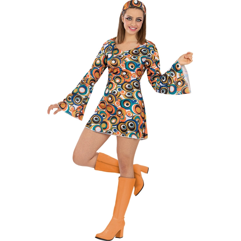 Disfraz de Discotequera Años 70 para mujer Bis