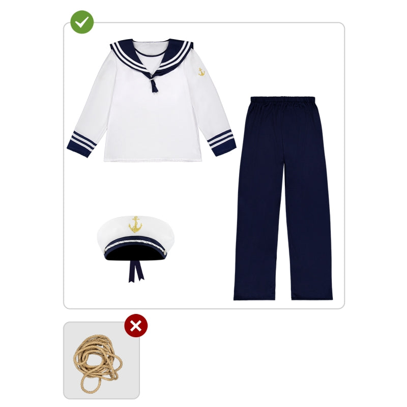 Disfraz de Marinero para hombre Contenido