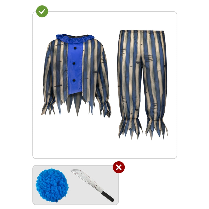 Disfraz de Payaso Terrorífico para hombre Contenido