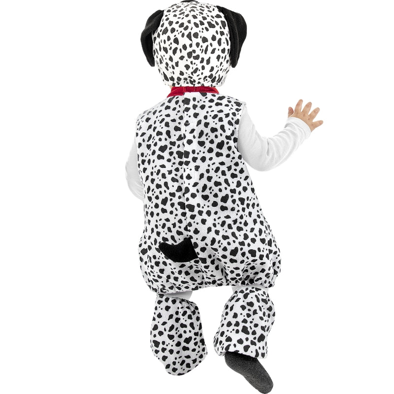 Disfraz de Perro Dálmata con hueso para bebé Espalda