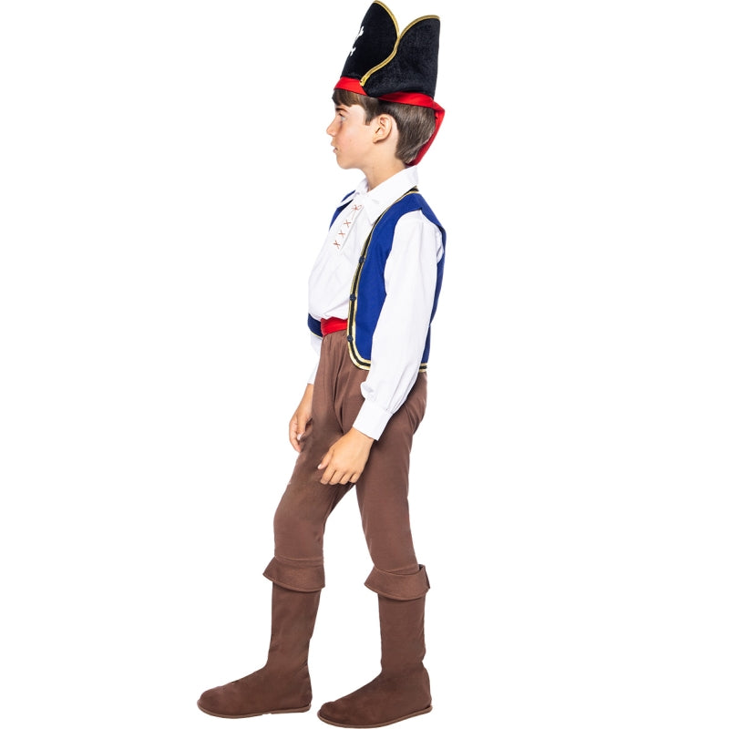 Disfraz de Pirata Marrón para niño Perfil
