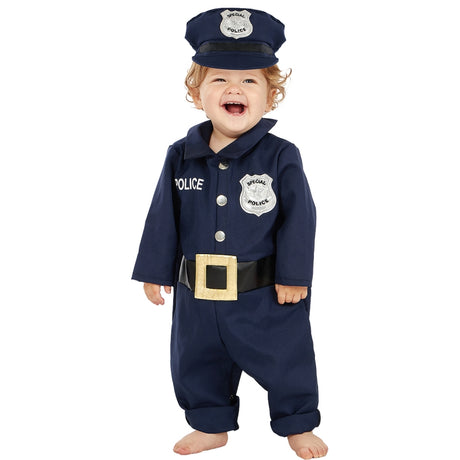 Disfraz de Agente especial de Policía para bebé Bis