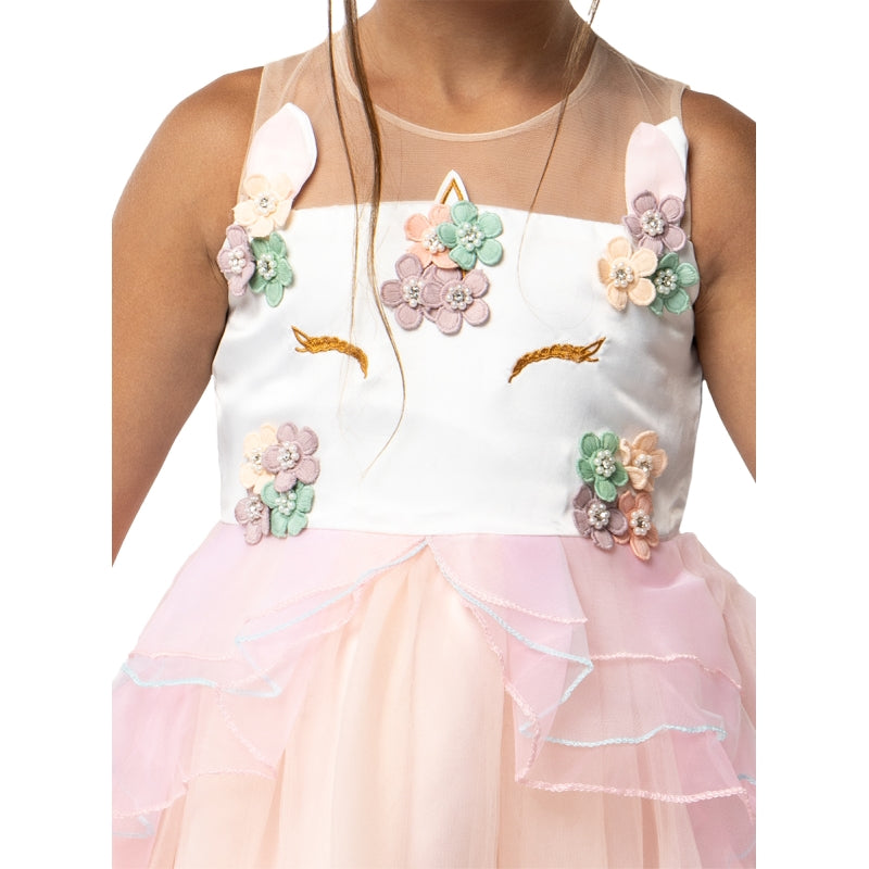 Disfraz de Iris Princesa Unicornio para niña Detalle