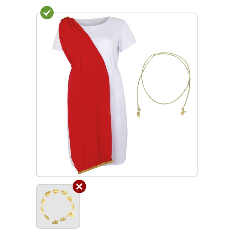 Disfraz de Romana Corto para mujer Contenido