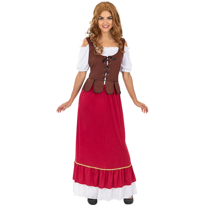 Disfraz de Tabernera Medieval Clásica para mujer