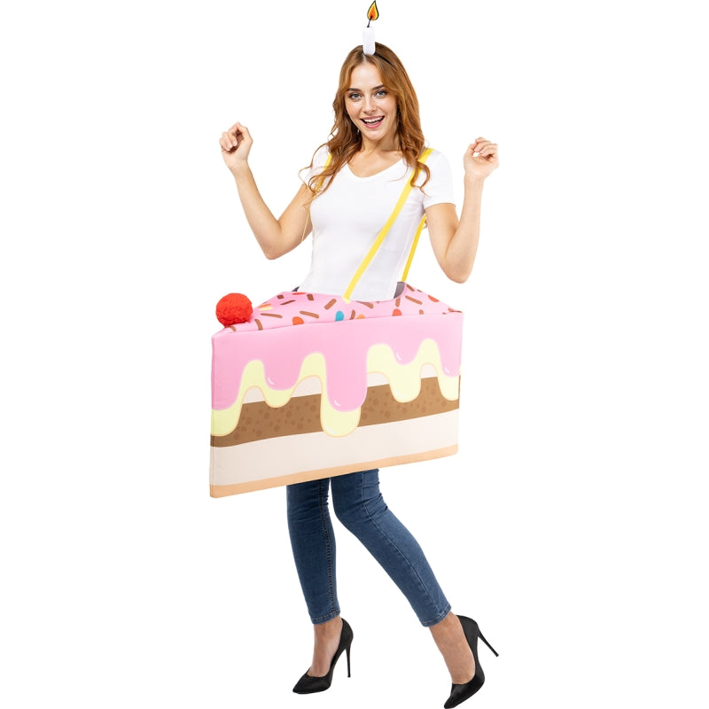 Disfraz de Pastel de Cumpleaños adulto unisex Perfil