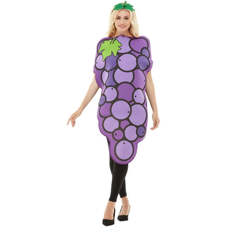 Disfraz de Racimo de Uva adulto unisex Mujer