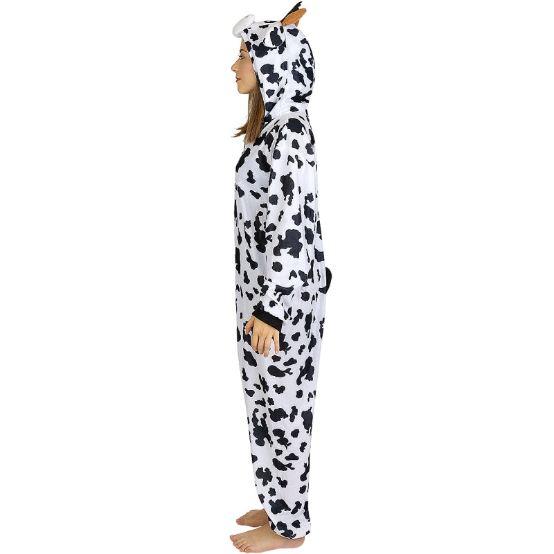 Disfraz de Pijama Vaca Onesie adulto unisex Perfil