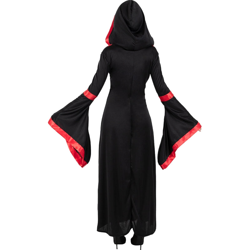Disfraz de Mujer Oscura para mujer Espalda
