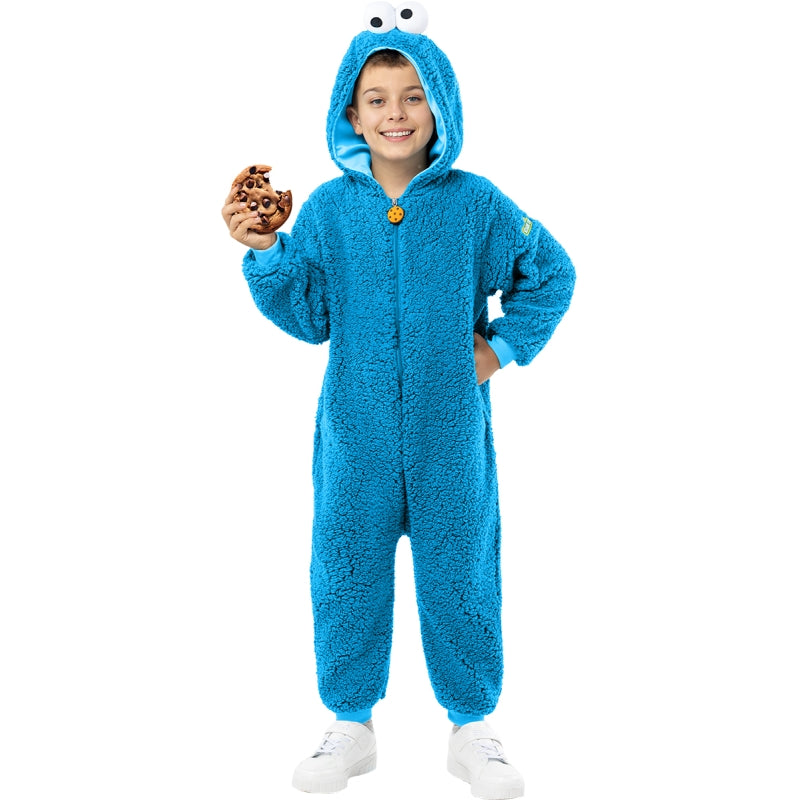 Disfraz de Monstruo de las Galletas de Barrio Sésamo infantil