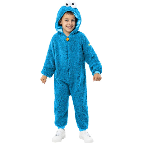 Disfraz de Monstruo de las Galletas de Barrio Sésamo infantil Bis