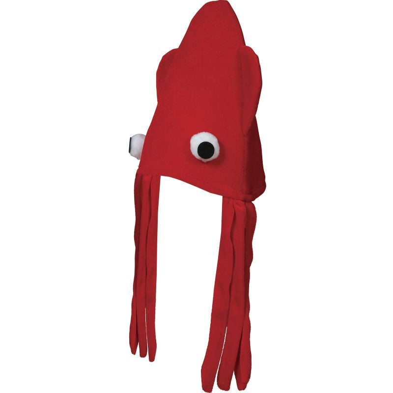 Gorro Calamar rojo Perfil