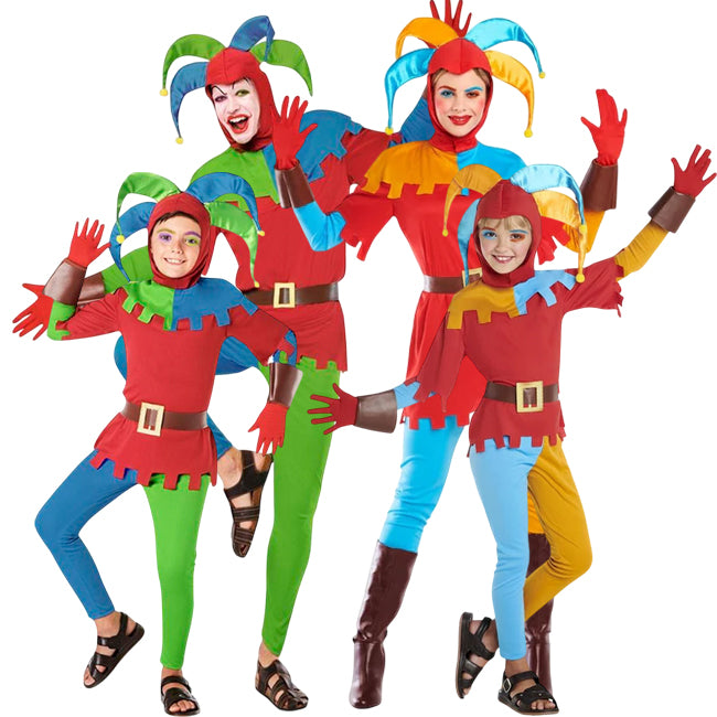 Groupe Arlequins multicolores