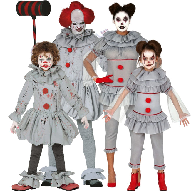 Groupe Clowns tueurs gris