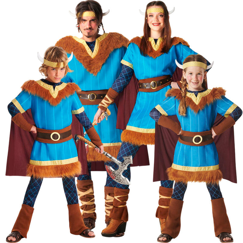 Disfraces Vikingos Escandinavos para grupos y familias