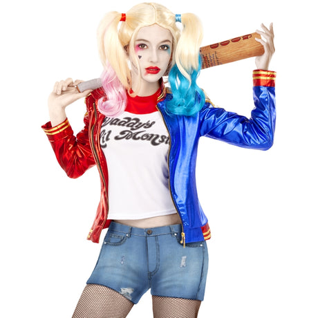 Disfraz de Chaqueta Harley Quinn de Suicide Squad para mujer