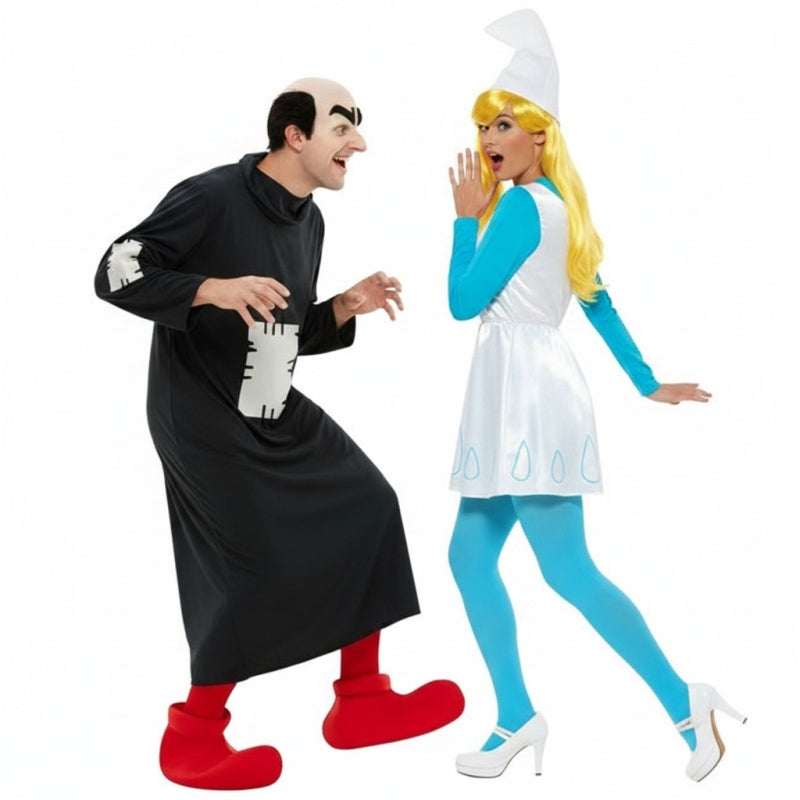 Déguisements Gargamel et Schtroumpfette