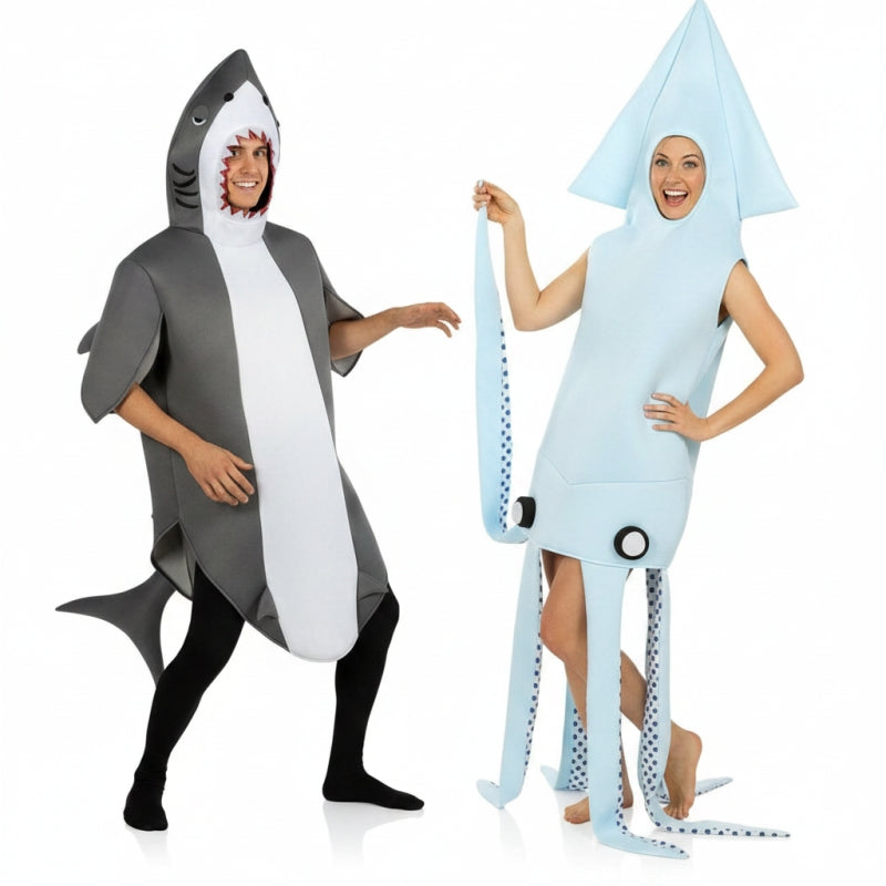 Déguisements Requin et Calmar
