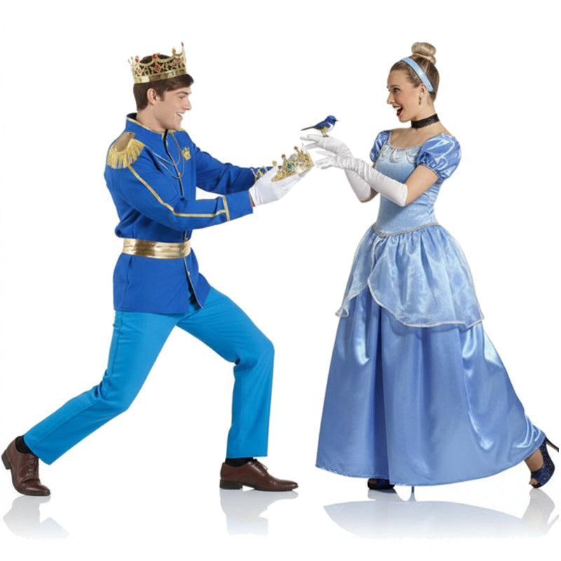 Déguisements Prince Charmant et Cendrillon