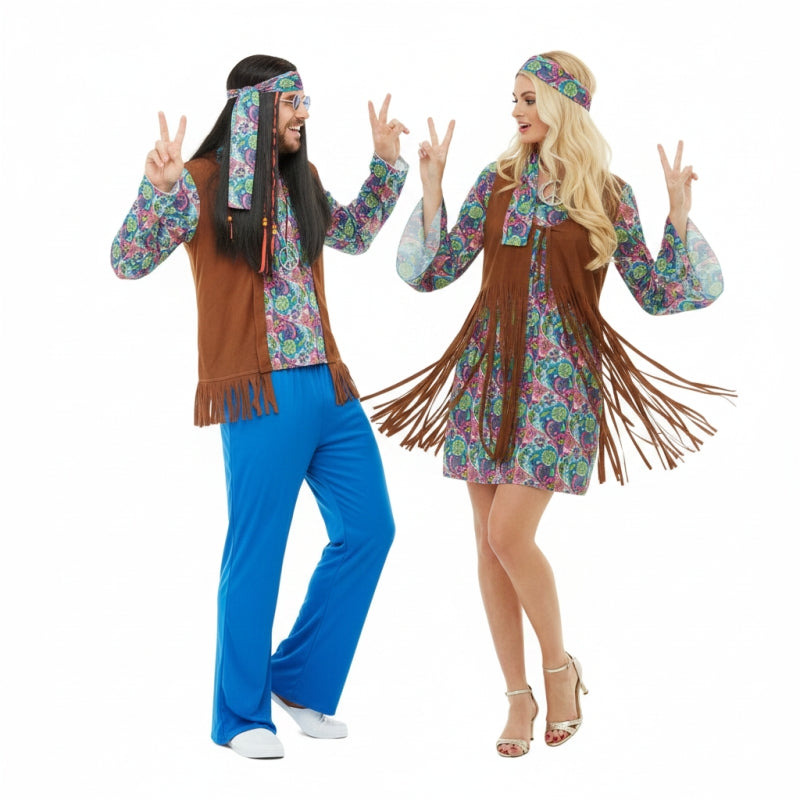 Déguisement Hippie Paix et Amour Couple