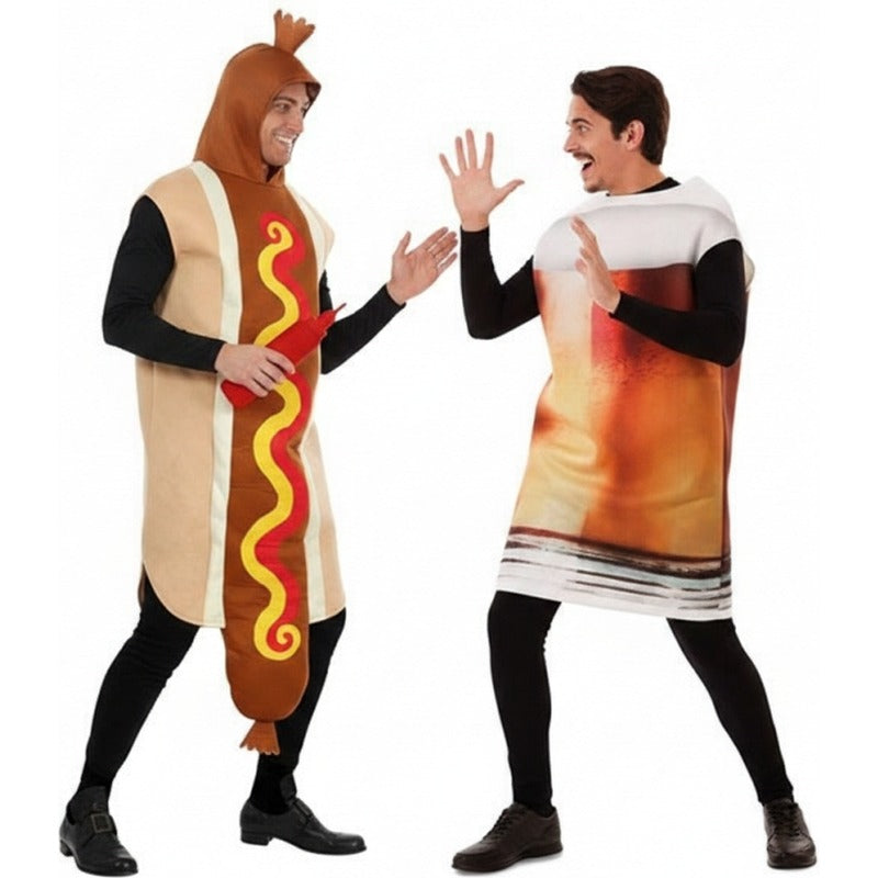 Déguisements Hot Dog et Chope Bière