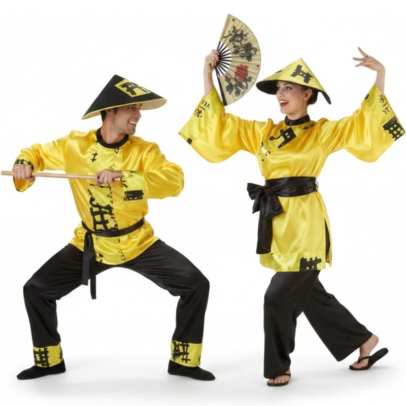 Déguisements Chinois Jaunes