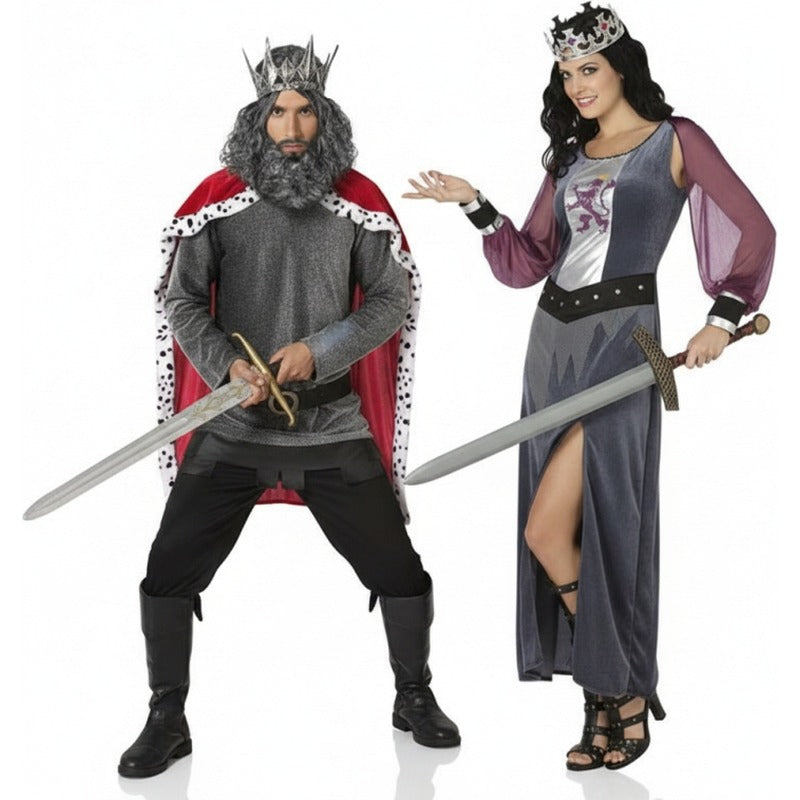 Déguisements Rois médiévaux gris