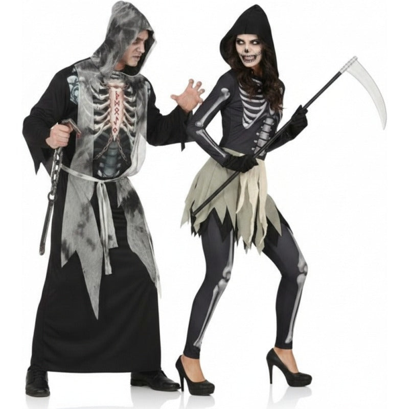 Couple de Squelettes en Chiffons
