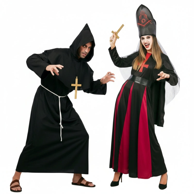 Déguisements Moine noir et mère supérieure