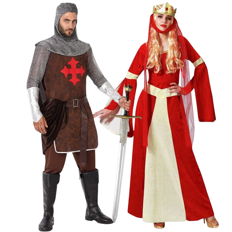 Déguisements Chevalier médiéval et princesse