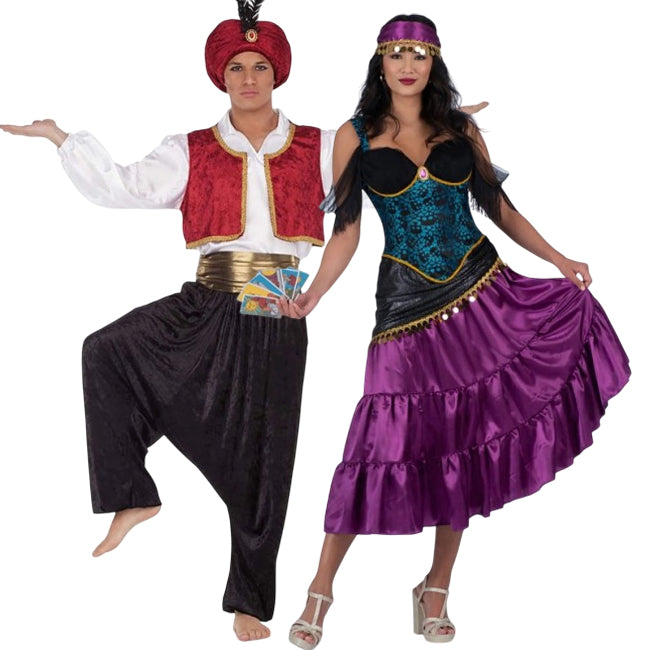 Faquir y Pitonisa Circo para disfrazarte en pareja