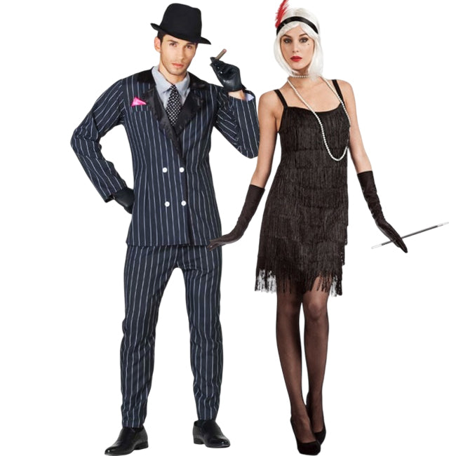 Gánster y Charleston para disfrazarte en pareja
