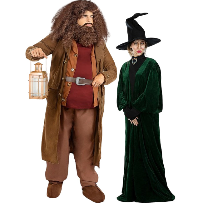 Pareja de Hagrid y McGonagall de Hogwarts