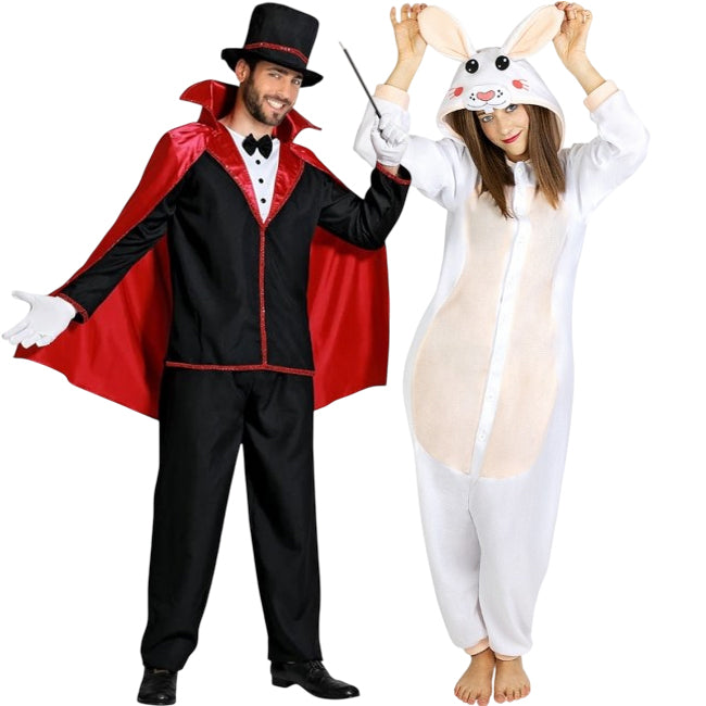 Mago Clásico y Conejo para disfrazarte en pareja