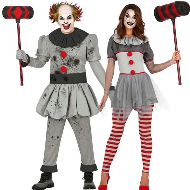 Pareja de Payasos Asesinos Terror