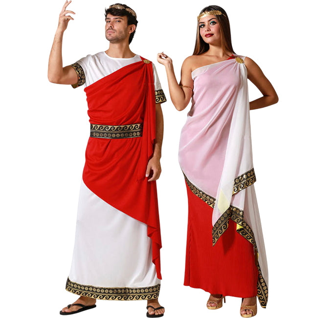 Senadores Romanos Rojos para disfrazarte en pareja