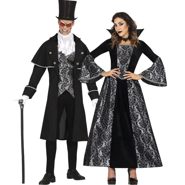 Pareja de Vampiros Plateados