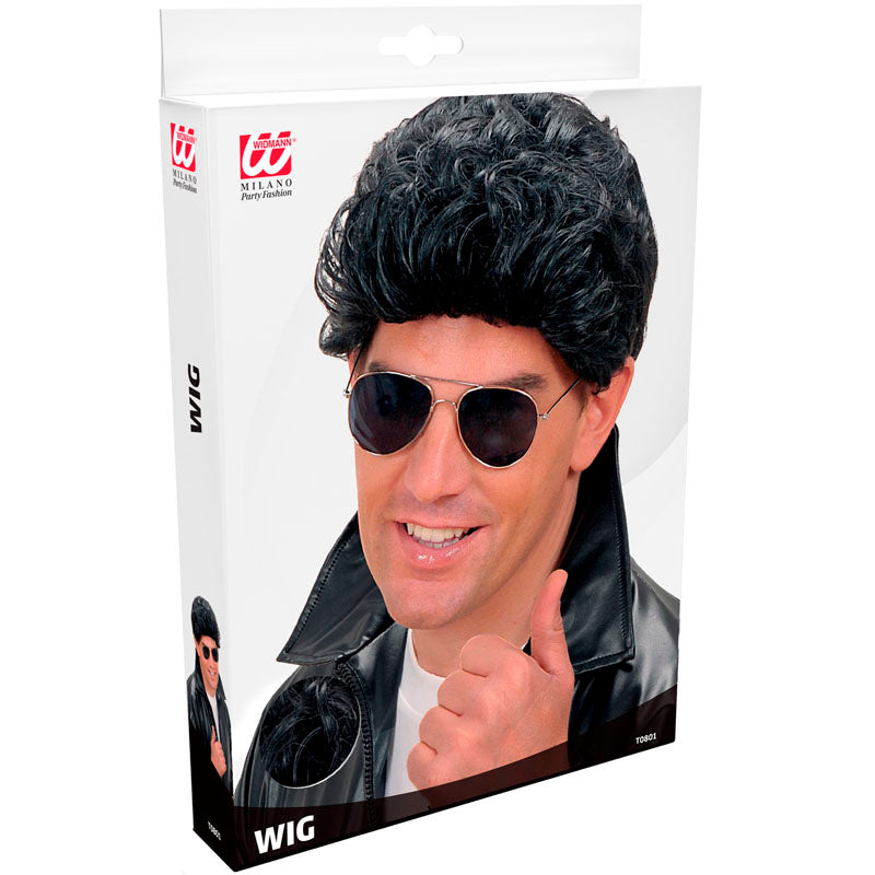 Peluca Greaser negra Packaging