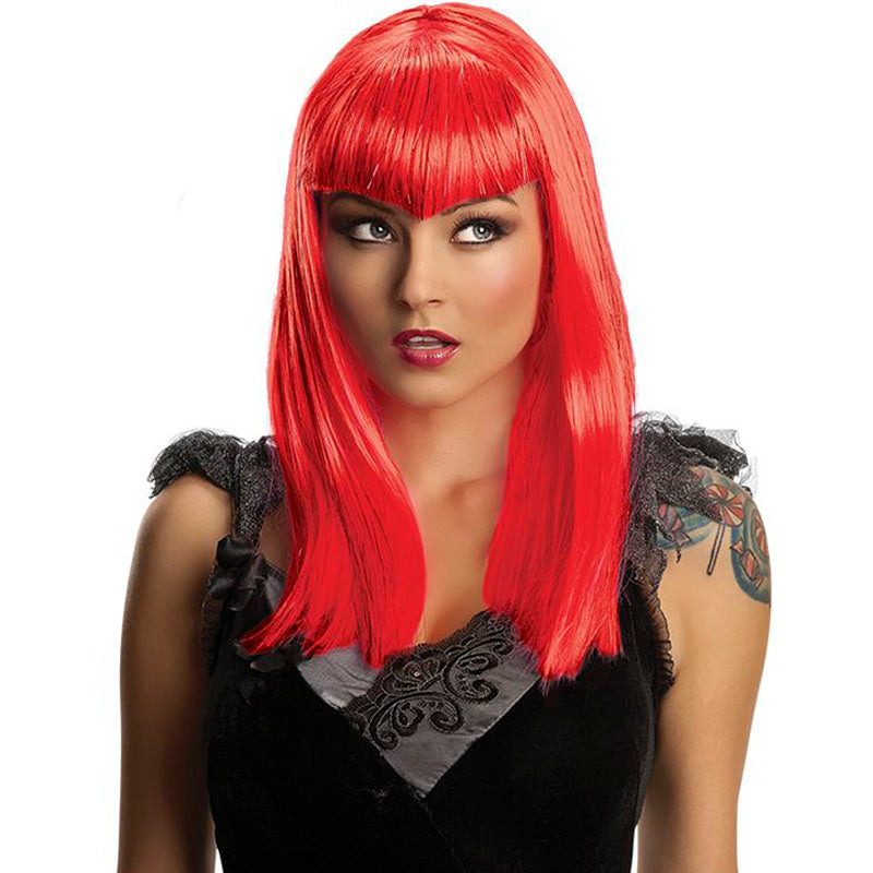 Peluca Vampiresa traviesa roja