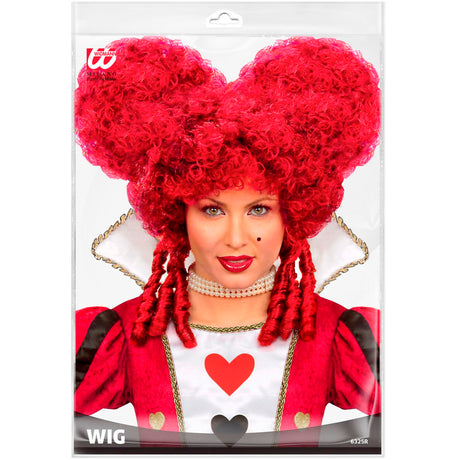 Peluca Época Barroca burdeos Packaging