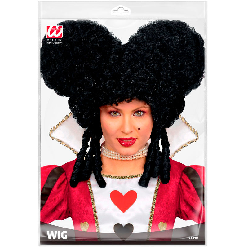 Peluca Época Barroca negra Packaging