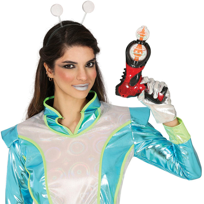 Pistola espacial roja