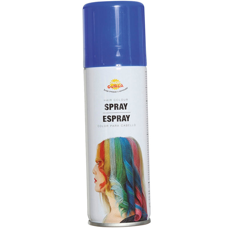 Spray de pelo color azul