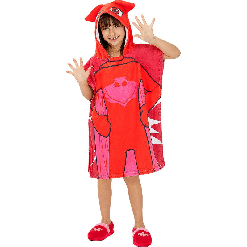 Toalla poncho BuhĂta para niña - PJ Masks