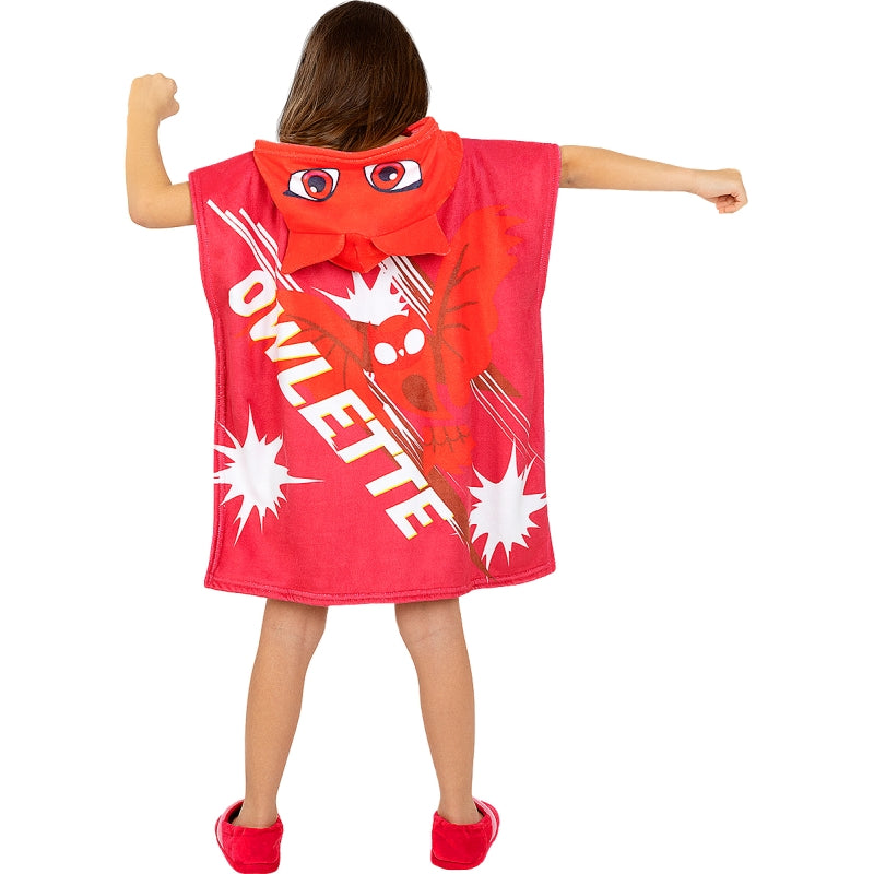 Toalla poncho BuhĂta para niña - PJ Masks Espalda