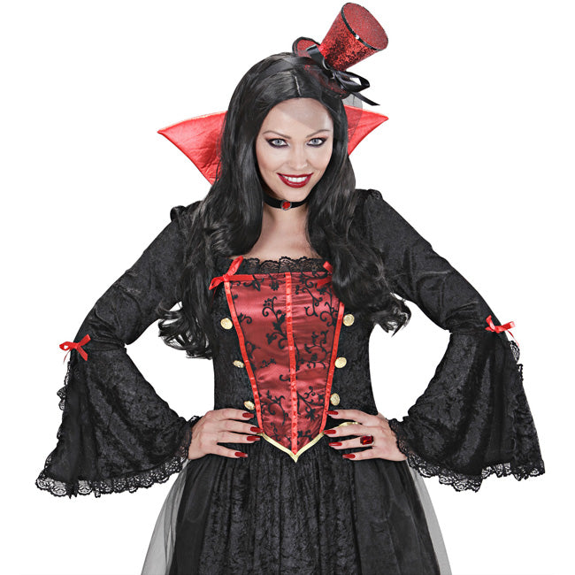 Anillo con gema roja